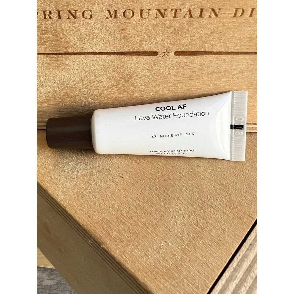 Pretty Vulgar Cool AF Lava Water Foundation 47 Nudie Pie- Medium 7 ml/.23 fl oz